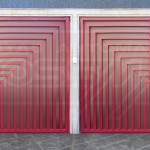 62 - Reja en “U” invertida con tubular rectangular de 3” x 1 12” a 10 cms